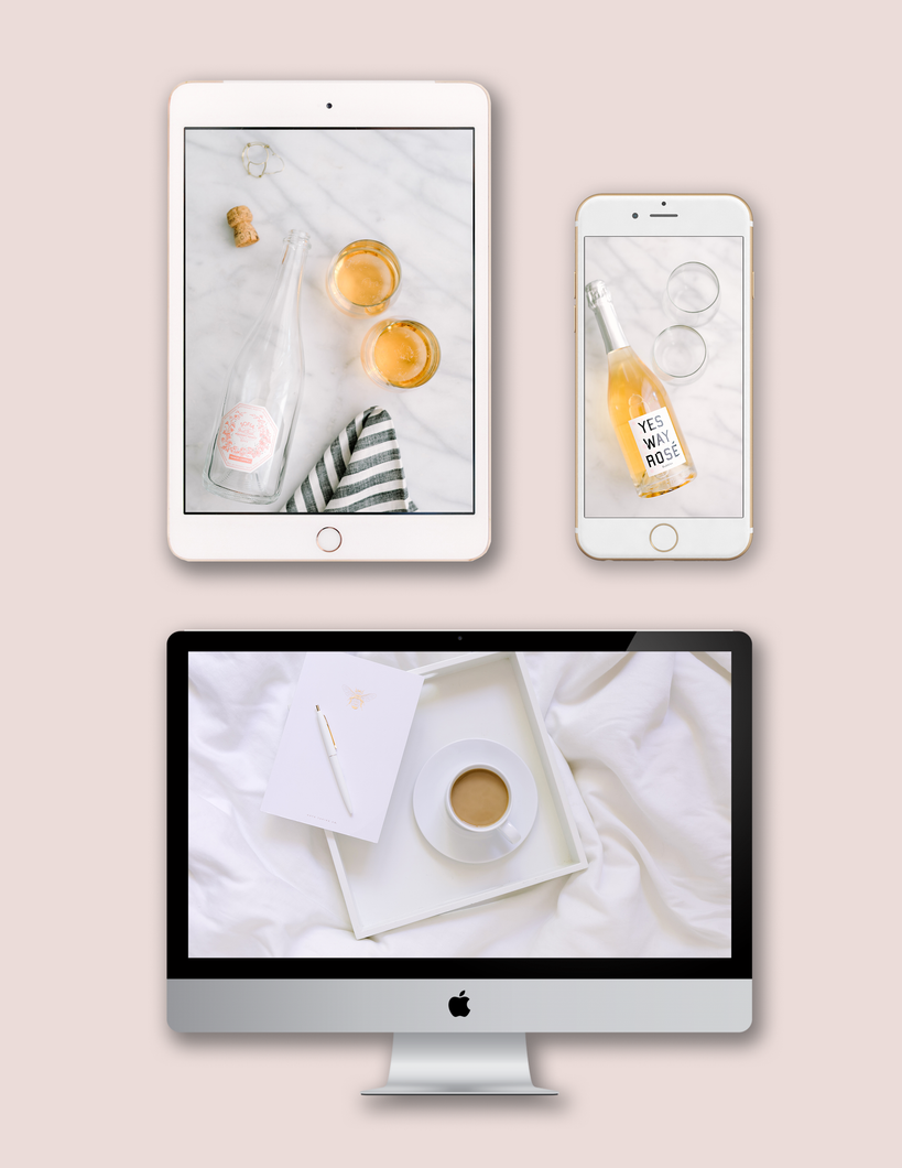 Bright & Airy Styled Stock Image Set